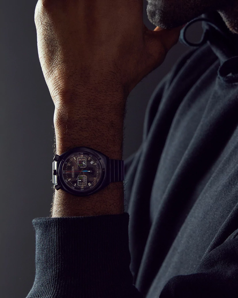 Darth Vader Black Dial Stainless Steel Bracelet AN3669-52E | CITIZEN